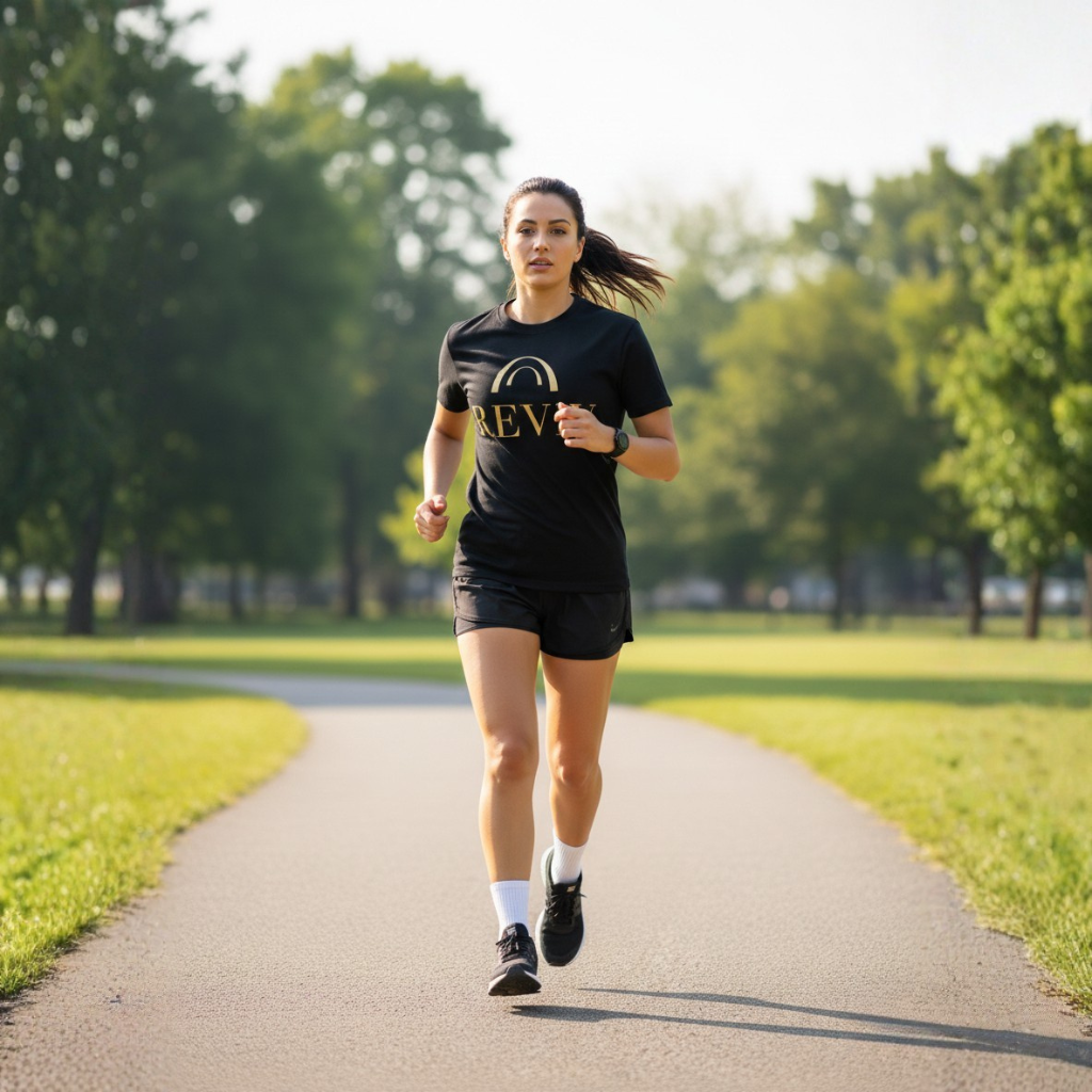 Reviv Signature Logo T-Shirt, 100% cotton, Unisex