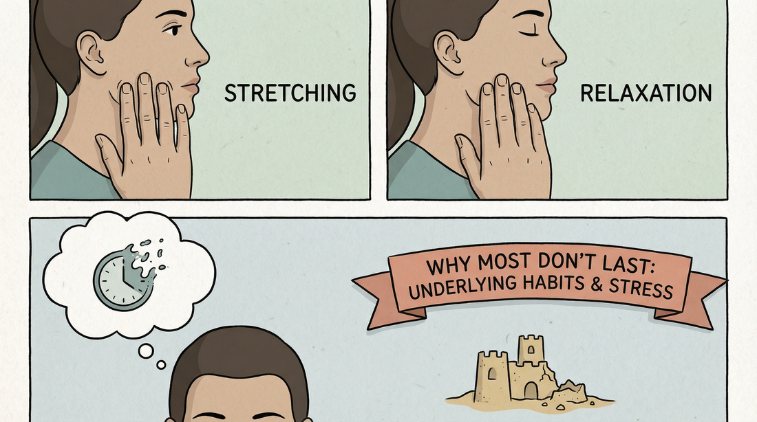 TMJ Exercises to Relieve Jaw Pain (And Why Most Don't Last)