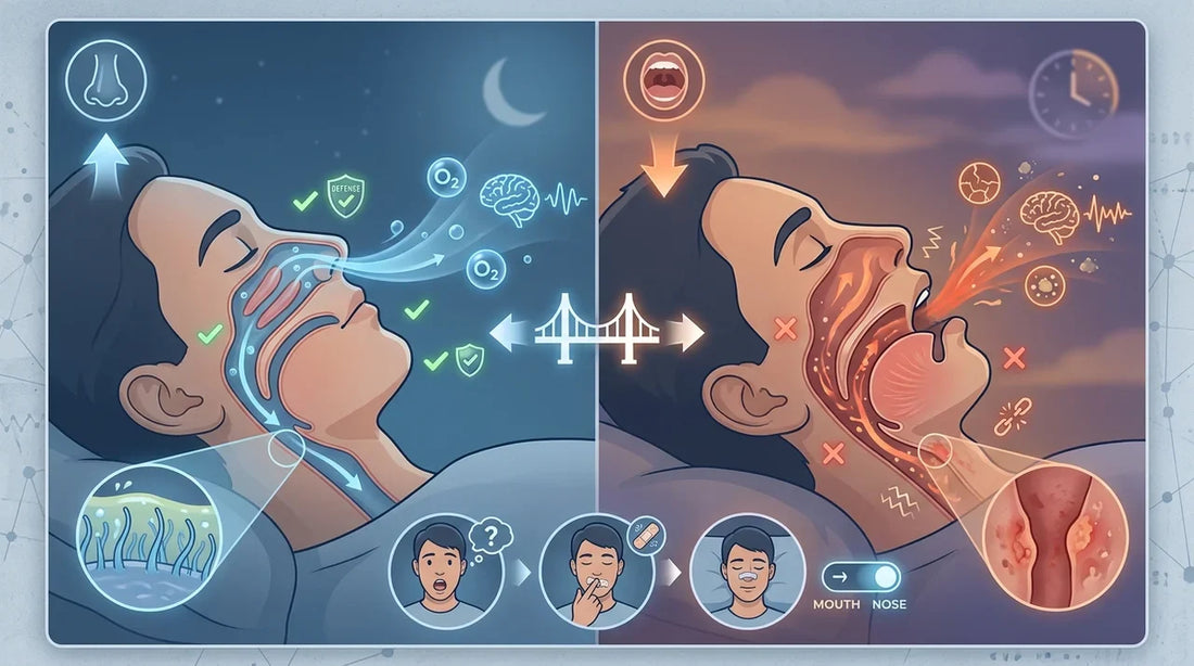 Nasal Breathing vs Mouth Breathing During Sleep: What the Science Says and How to Switch