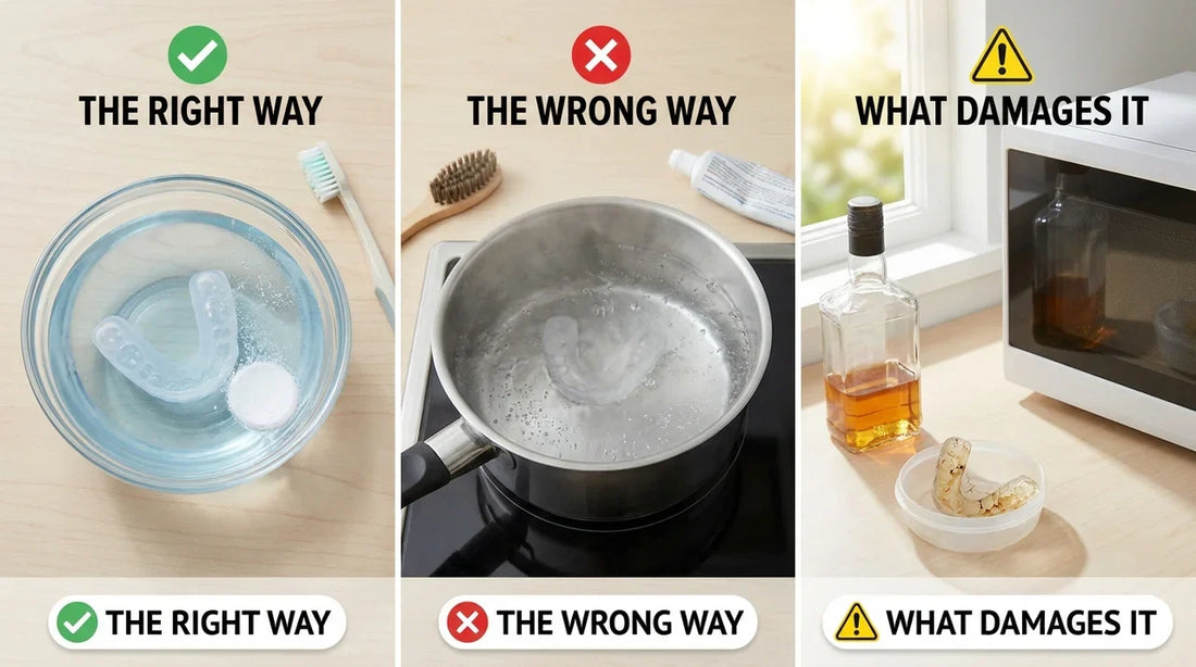 How to Clean a Silicone Night Guard: The Right Way, the Wrong Way and What Damages It
