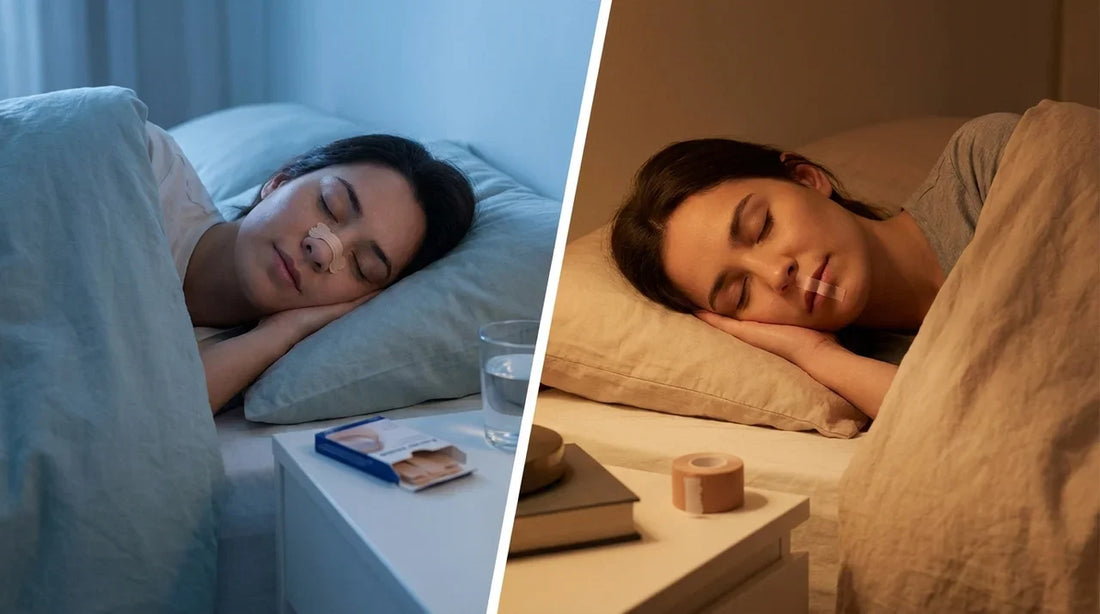 Nasal Strips vs Mouth Tape: Which Is Better for Sleep Breathing?