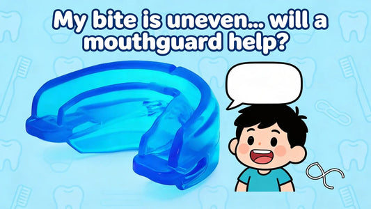 My bite is uneven... will a mouthguard help?