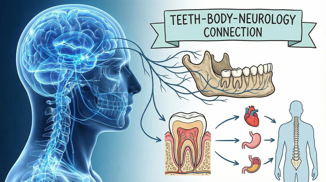 So why do the teeth relate to your body and neurology?