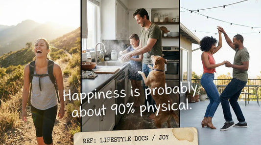 Happiness is probably about 90% physical