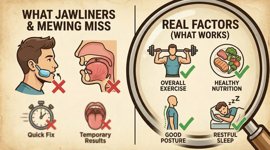 How to Get a Stronger Jawline: What Jawliners and Mewing Miss