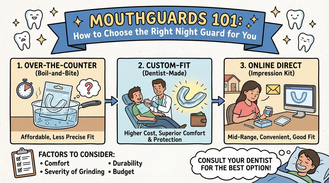 Mouthguards 101: How to Choose the Right Night Guard for You