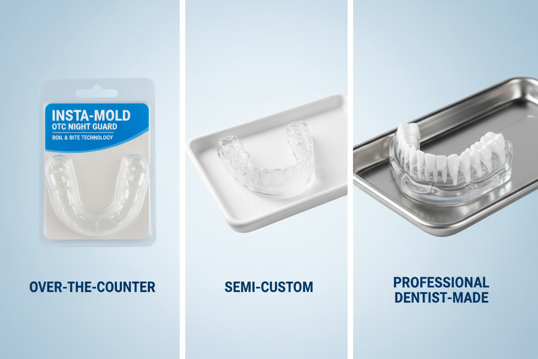 Night Guard Options: Over-the-Counter vs. Custom vs. Dentist-Made