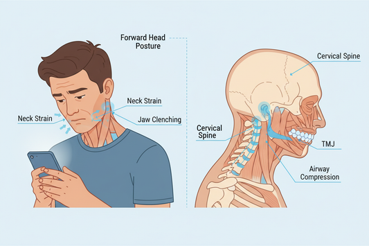 Tech Neck and Jaw Clenching: Modern Habits to Watch