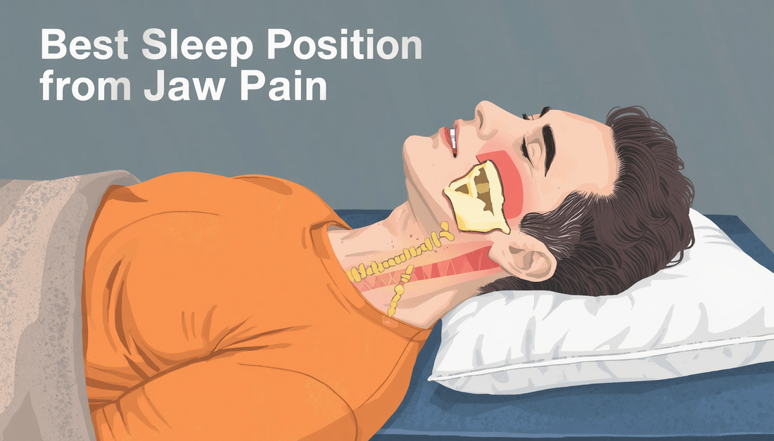 Best Sleep Position for Jaw Pain — and Why Position Is Only Part of the Answer