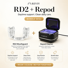 RD2 Daytime mouthguard + Repod Ultrasonic Cleaner (Bundle Deal)