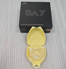 RD1 daytime mouthguard in use