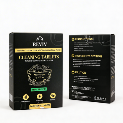 Reviv Cleaning Tablets, Deep Clean & Odor Removal (Mint Flavor)